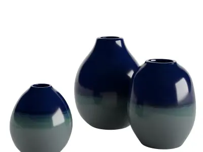 Cobalt Mist vase 3D model