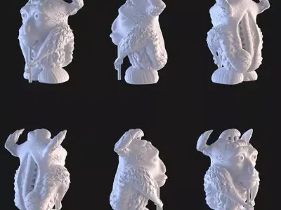 Stuffed Gargoyle 3D print model