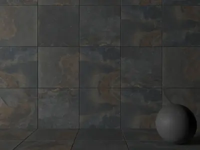 Stone Wall Tiles Kayah Rust 80x80 Set 3 Texture