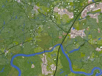 Roswell City USA Low-poly 3D model