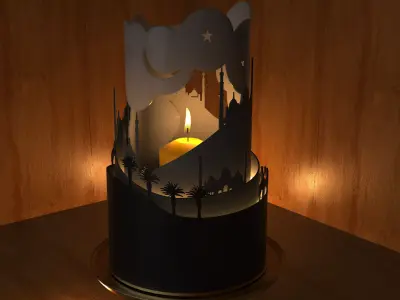 Arabian night lamp 3D print model