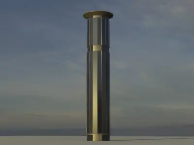 Futuristic City Building 13 Low-poly 3D model