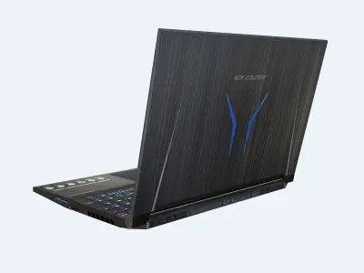 Laptop Low-poly speaker box Low-poly 3D model