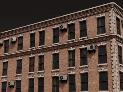 New York Style City Building 3D model