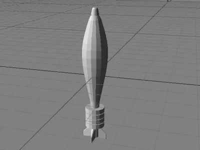 Mortar Ammunition - Type modern 3D model
