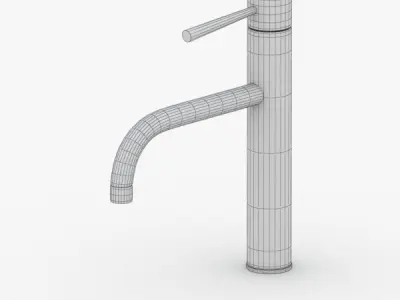 1647 - Water Tap Low-poly 3D model