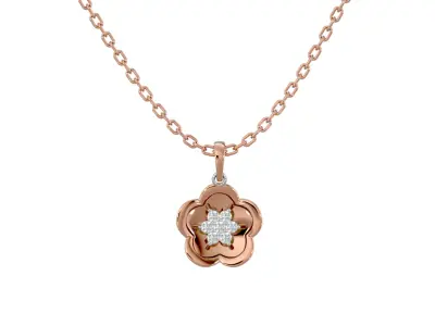 Light Minimalist Diamond Ring Earrings Pendant Set 3D print model