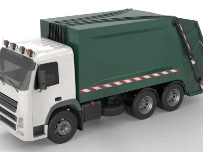  Generic Garbage Truck 01 