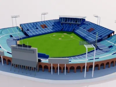 Meiji Jingu Stadium - Tokyo Japan 3D model