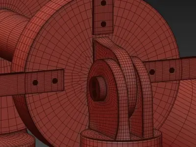 Grinder Top Loft Industrial Mill 3D model purchase