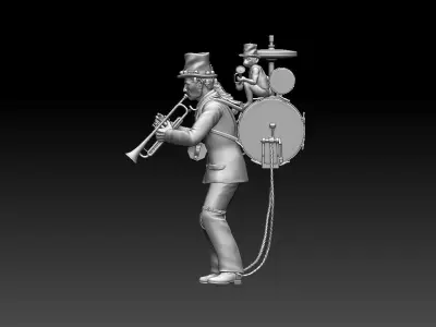 man orchestra 3D print model