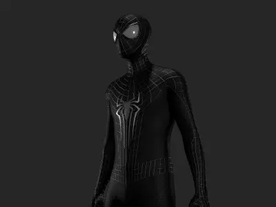 The Amazing Spider-Man Black Suit Low-poly 3D model