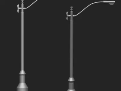 Street Lamps Collection IMM Brush Pack 15 in One 3D model