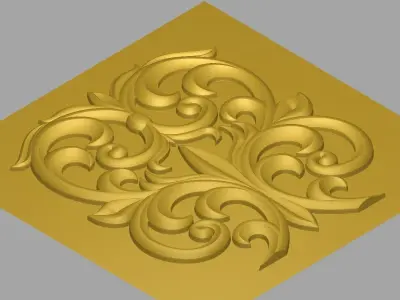 wooden design 29 3D model