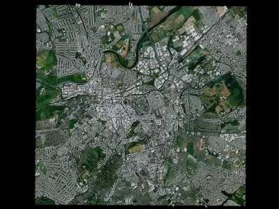 Nottingham - England 3D model