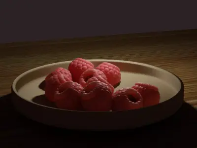 raspberry Free 3D model