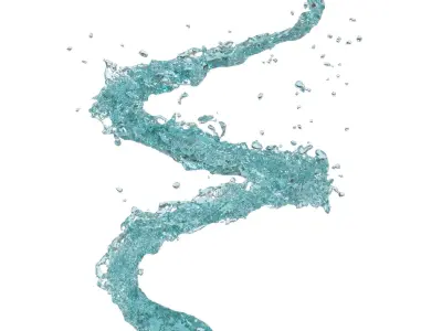 6 Water Splash Vol 7 3D model