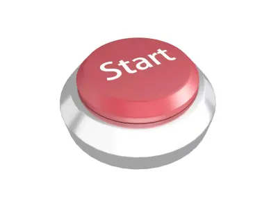 Start Button V1 019 Low-poly 3D model