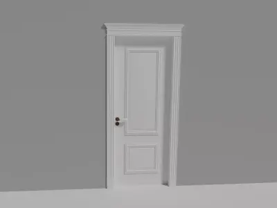 Interior door Low-poly 3D model purchase