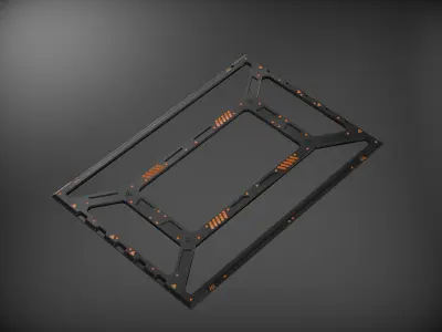 sci fi panel kit vol1 3D model