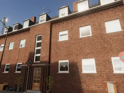 PBR City Buildings Low-poly 3D model