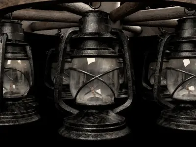 lamp light 3D model get