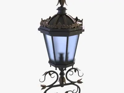 Decorated Lantern Free 3D model