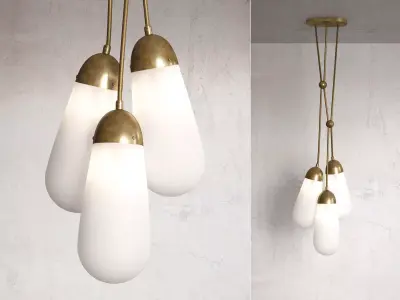 Lariat 3 Pendant Lamp 3D model