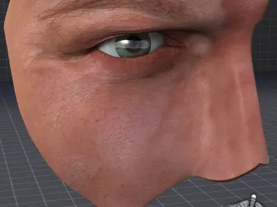 Human Eye Anatomy 3D model