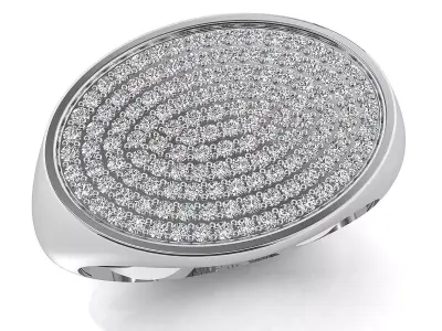 Small fancy mans ring 3D print model