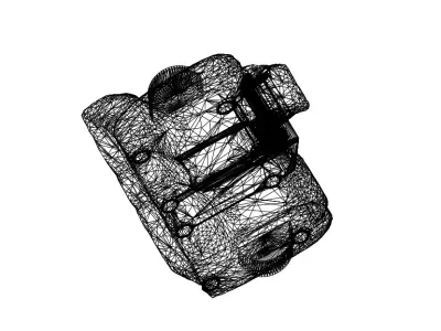 Two-Seater Recliner Chair  Digital 3D Model STL FBX OBJ 3D print model