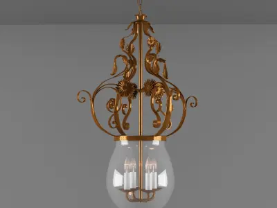 Lighting Mantua Globe Low-poly 3D model
