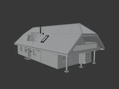 Modern House 3D model 71