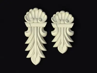 pilaster 2 sizes 3D model
