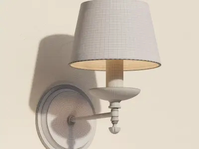 Minimalist Wall Sconce Lamp - Modern Interior Light for Corona 3D model