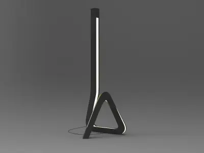 West Floor Light Low-poly 3D model