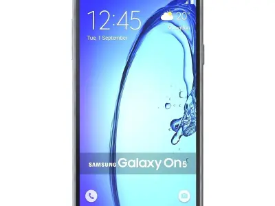 Samsung Galaxy On5 Black 3D model