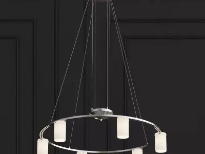 Counter Weights Round Suspension 3D model