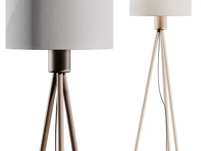 Zuiver Bamboo Fan Floor Lamp 3D model