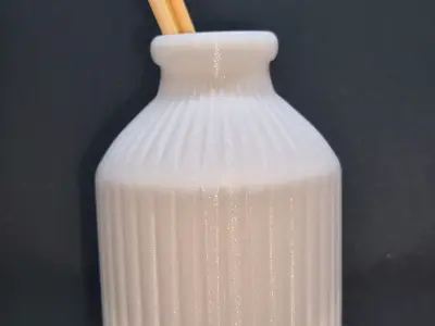 Modern Ribbed Vase Aroma Diffuser - Vase Mode Planter STL 3D print model