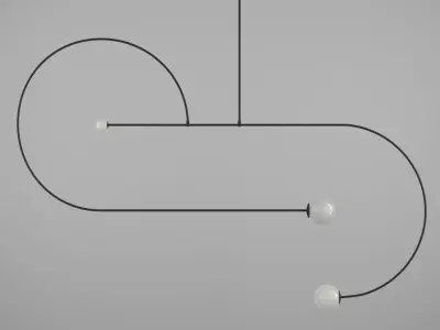 Ceiling Lamp 01 3D model