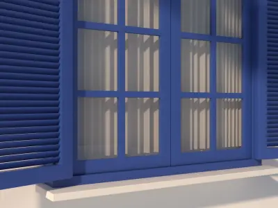 Mediterranean House Details 3D model