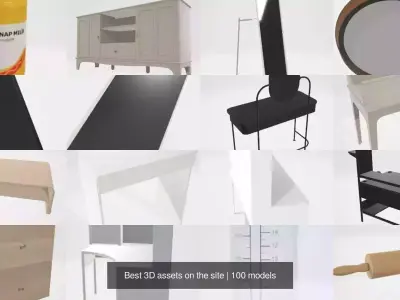 Best 3D assets on the site 3D Model Pack