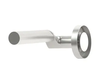 Consort Moonlight Satin Stainless Steel Door Handle  3D model