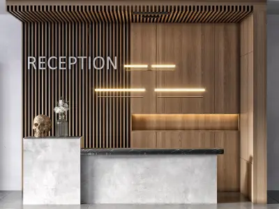 RECEPTION DESK NO1 A 3D model