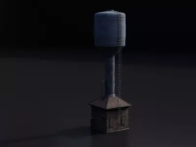 Water pump House 3D model
