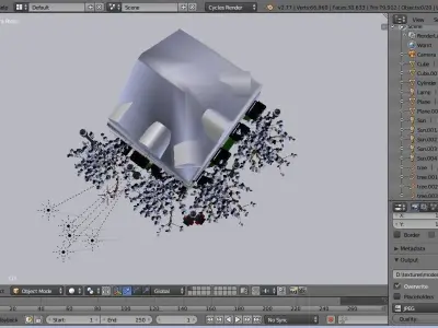 modern building Free 3D model buy