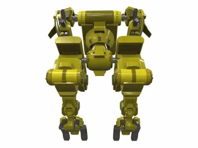 Battle mech robot ord 9Y 3D model