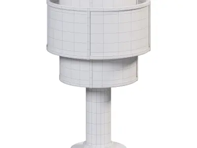nest table lamp by luxdeco 3D model