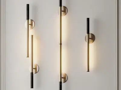 Formation Wall Sconce by Jonathan Ben-Tovim 3D model